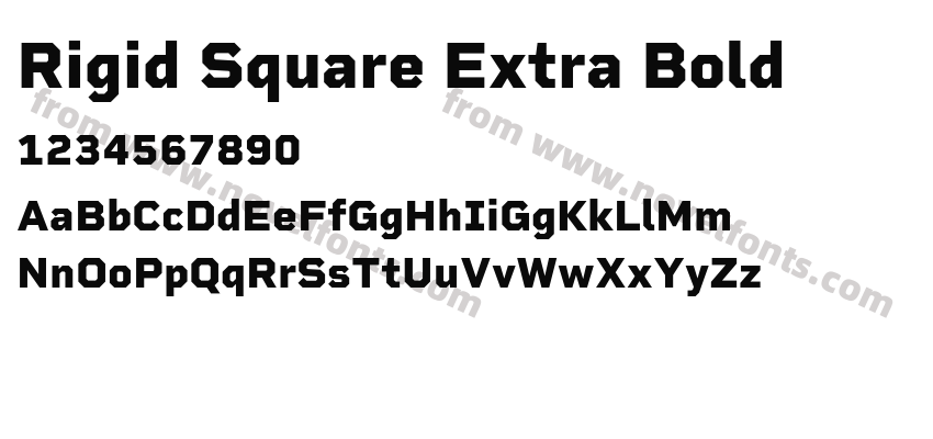 Rigid Square Extra BoldPreview
