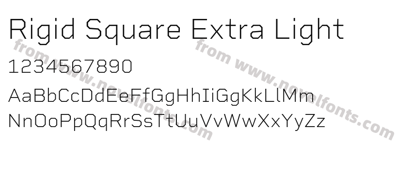 Rigid Square Extra LightPreview
