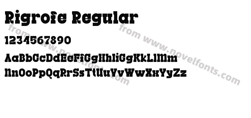 Rigrofe RegularPreview