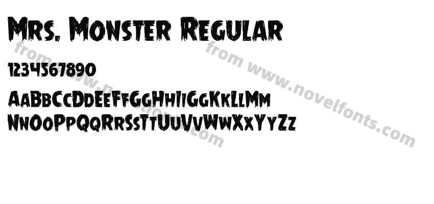 Mrs. Monster RegularPreview