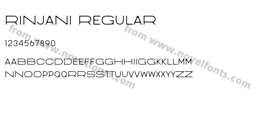 Rinjani RegularPreview