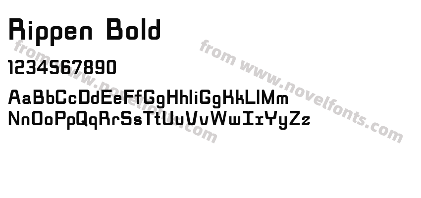 Rippen BoldPreview