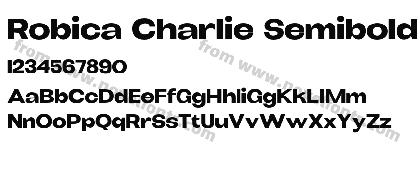 Robica Charlie SemiboldPreview