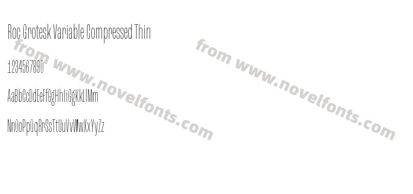 Roc Grotesk Variable Compressed ThinPreview