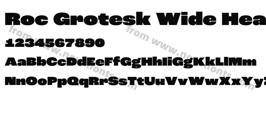 Roc Grotesk Wide HeavyPreview