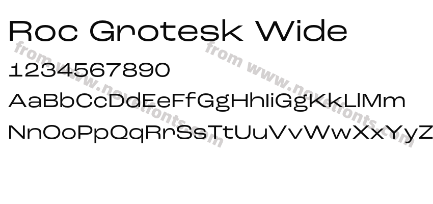 Roc Grotesk WidePreview