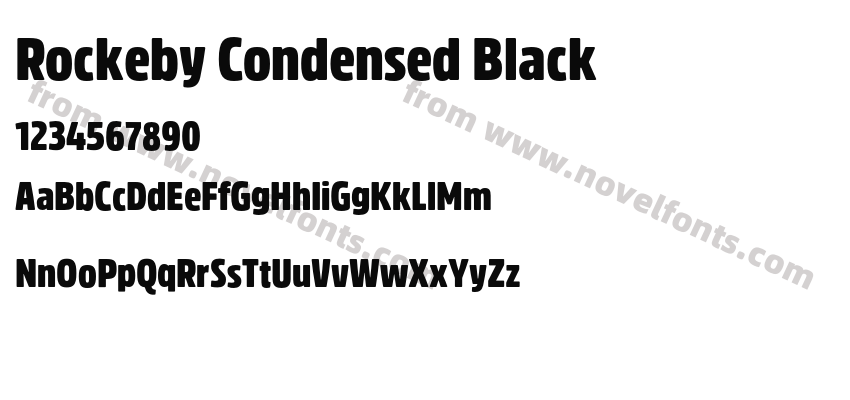 Rockeby Condensed BlackPreview