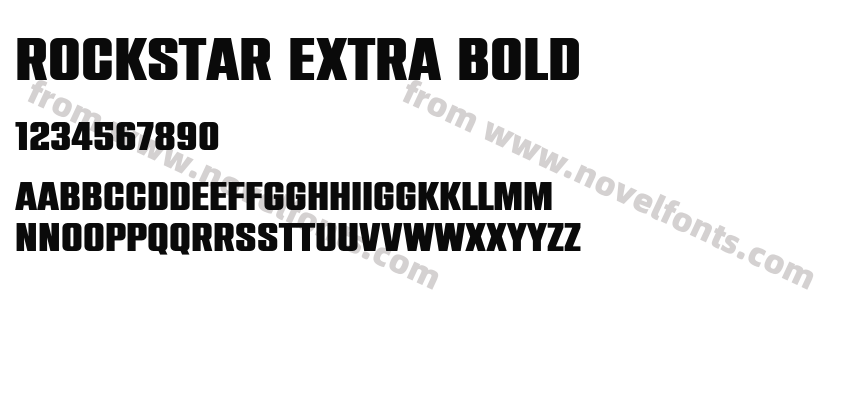 Rockstar Extra BoldPreview