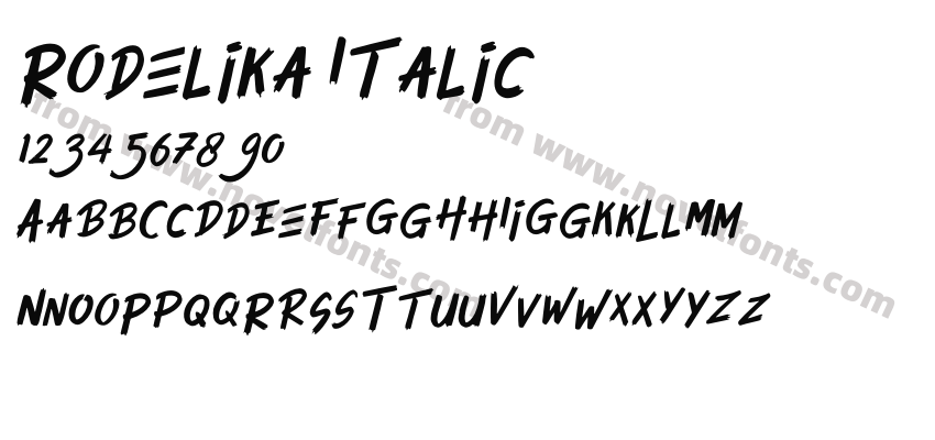 Rodelika ItalicPreview