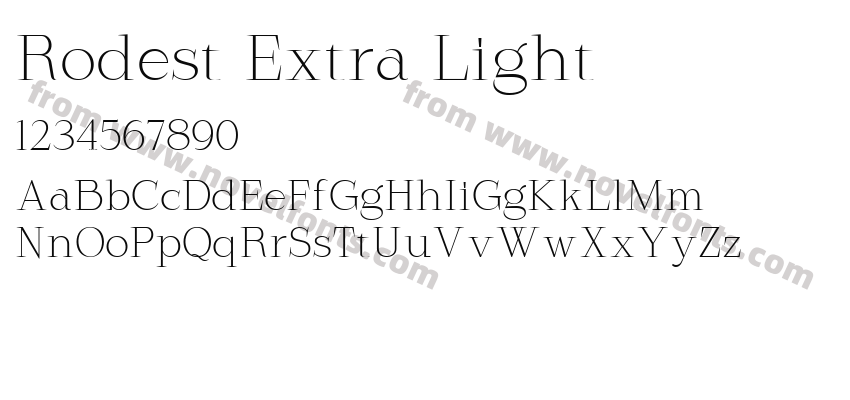 Rodest Extra LightPreview