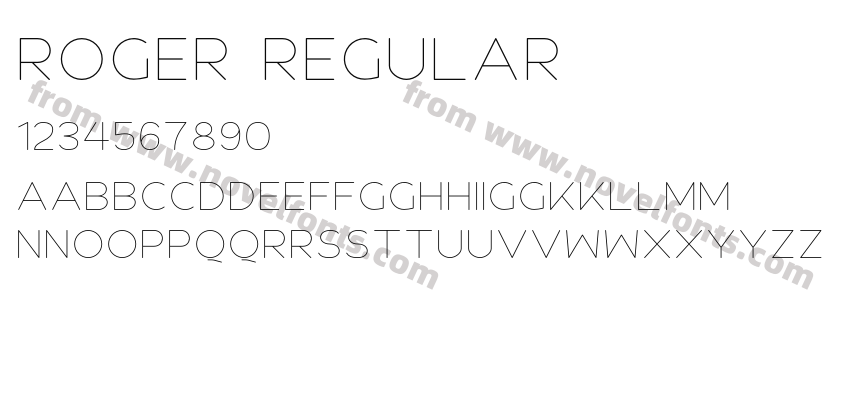 Roger RegularPreview