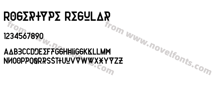 Rogertype RegularPreview