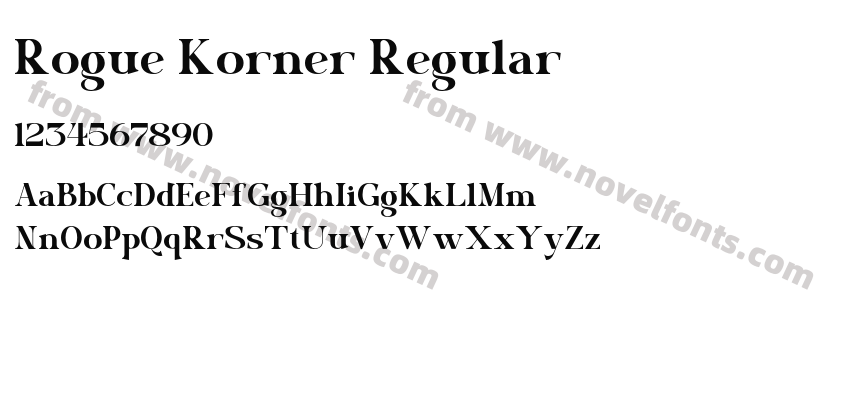 Rogue Korner RegularPreview