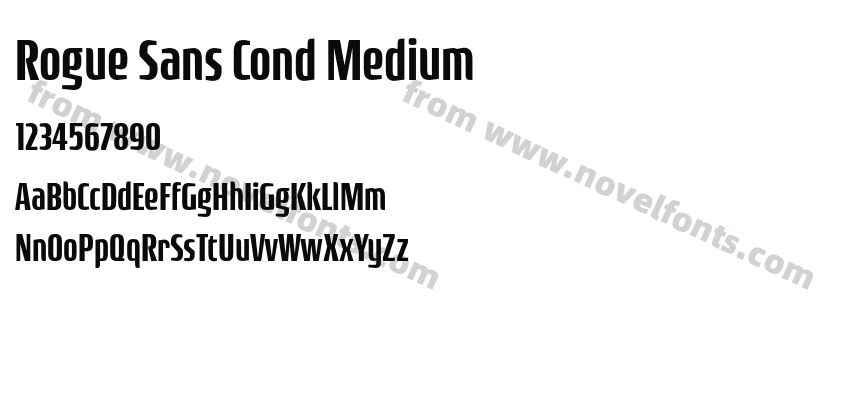 Rogue Sans Cond MediumPreview