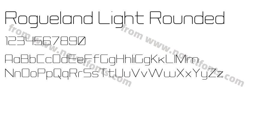 Rogueland Light RoundedPreview
