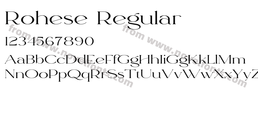 Rohese RegularPreview