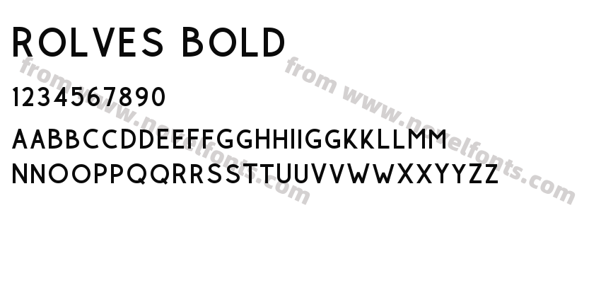 Rolves BoldPreview