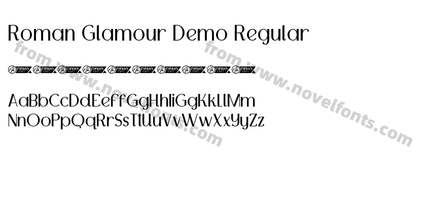 Roman Glamour Demo RegularPreview