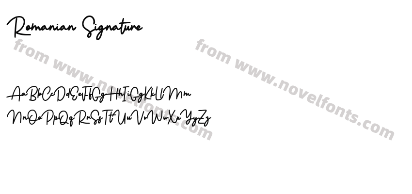 Romanian SignaturePreview