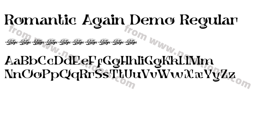 Romantic Again Demo RegularPreview