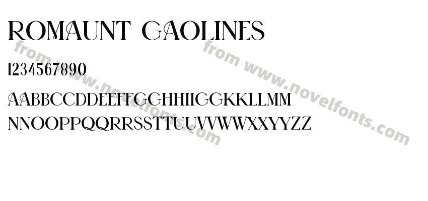Romaunt GaolinesPreview