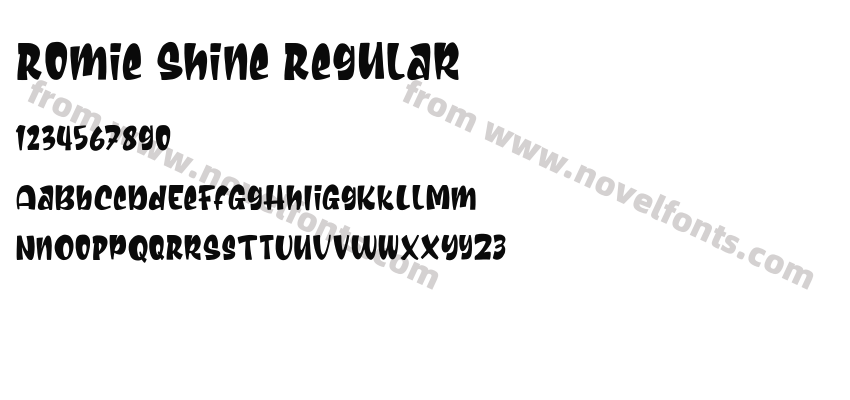 Romie Shine RegularPreview