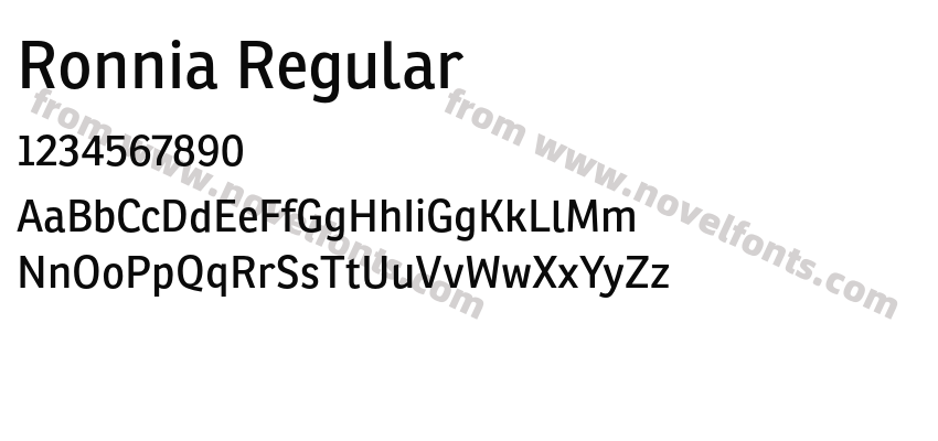 Ronnia RegularPreview