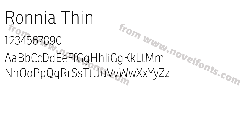 Ronnia ThinPreview