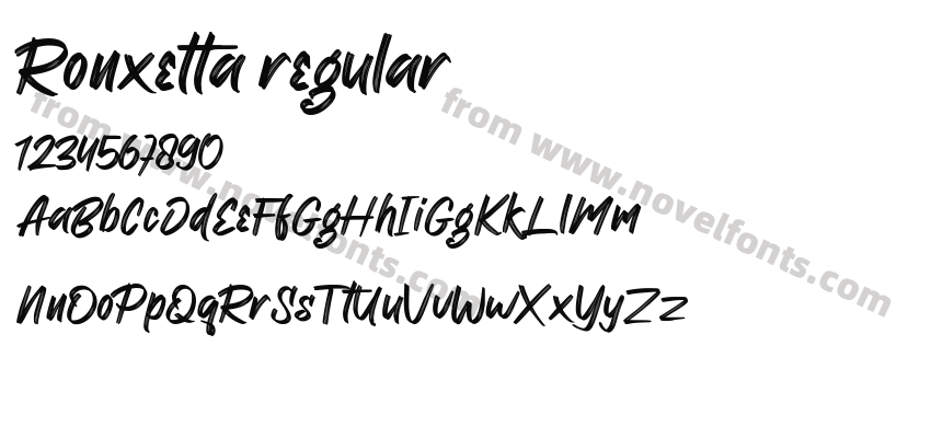 Ronxetta regularPreview