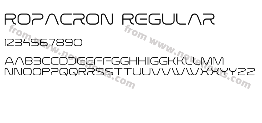 Ropacron RegularPreview