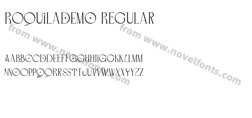 RoquilaDEMO RegularPreview