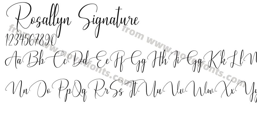 Rosallyn SignaturePreview