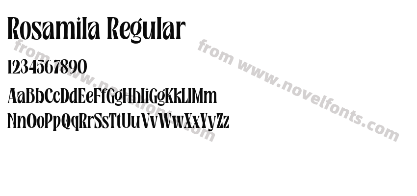 Rosamila RegularPreview