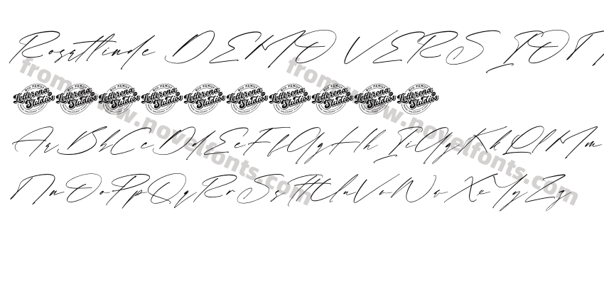 Rosatlinde DEMO VERSION ItalicPreview