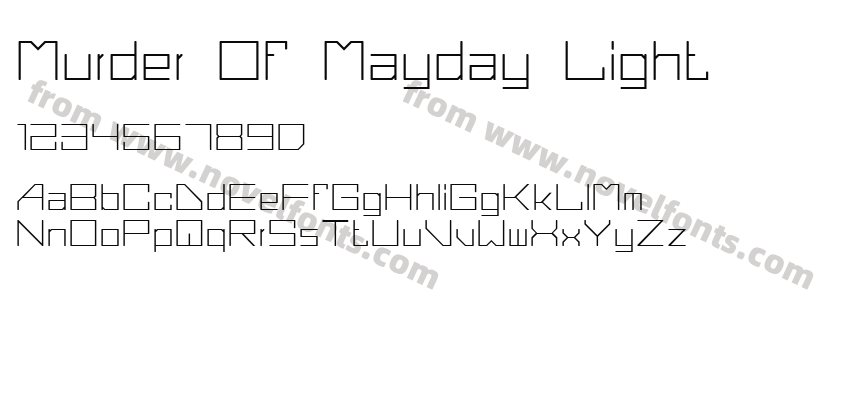 Murder Of Mayday LightPreview