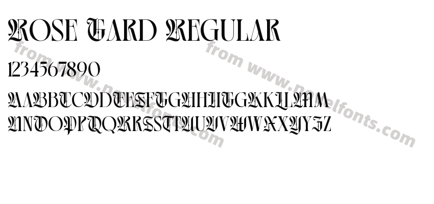 Rose Gard RegularPreview
