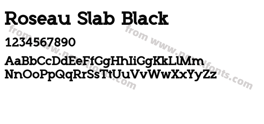 Roseau Slab BlackPreview