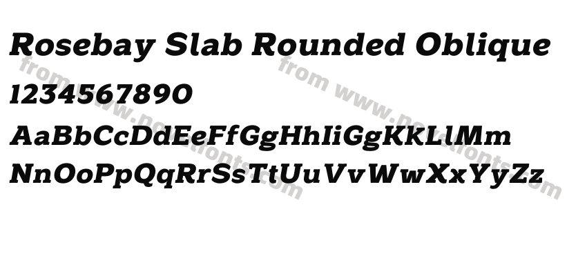 Rosebay Slab Rounded ObliquePreview