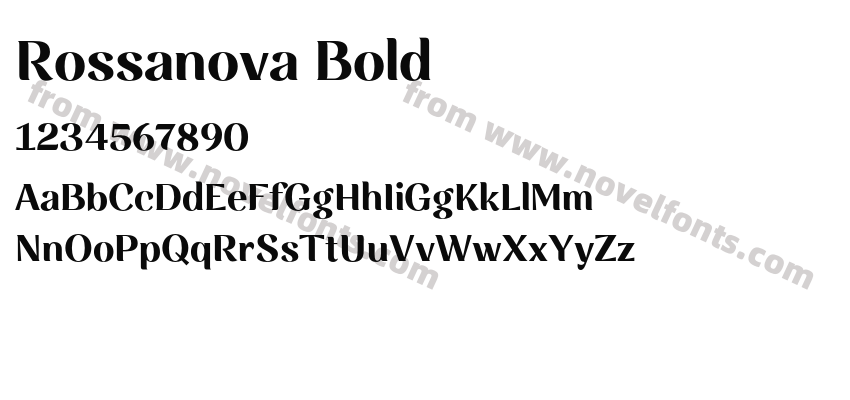Rossanova BoldPreview