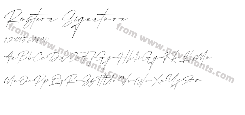 Rostera SignaturePreview