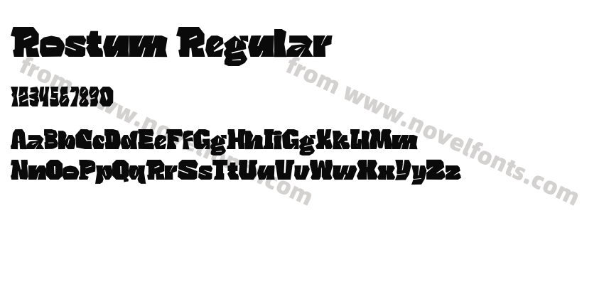 Rostum RegularPreview