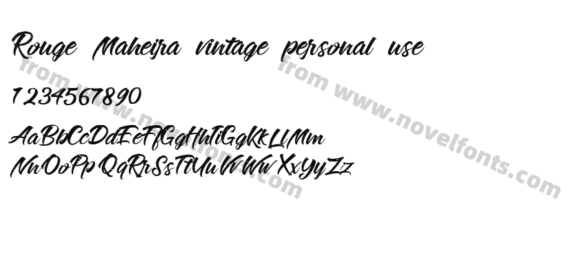 Rouge Maheira vintage personal usePreview
