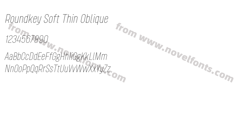 Roundkey Soft Thin ObliquePreview