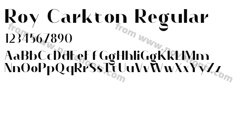 Roy Carkton RegularPreview