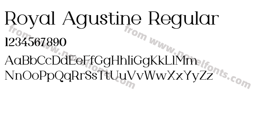 Royal Agustine RegularPreview