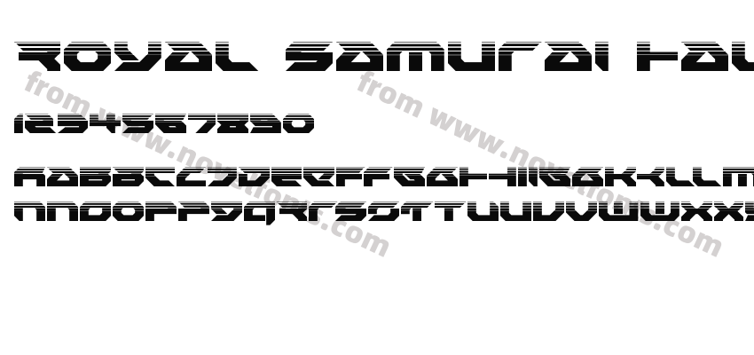 Royal Samurai HalftonePreview