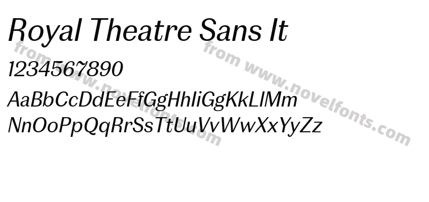 Royal Theatre Sans ItPreview
