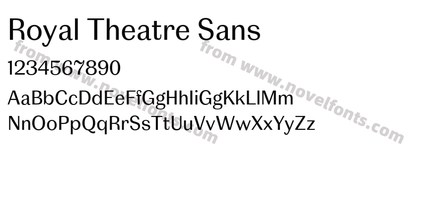 Royal Theatre SansPreview