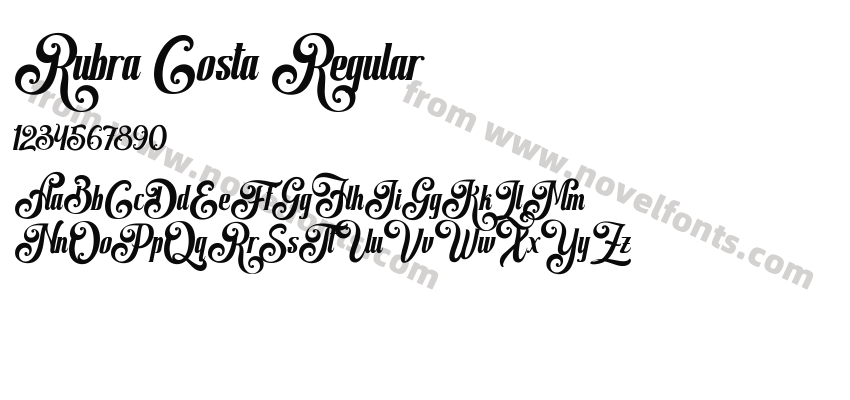 Rubra Costa RegularPreview