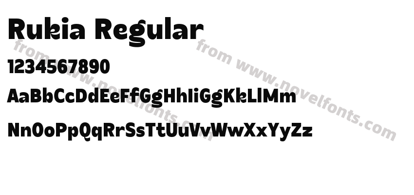 Rukia RegularPreview